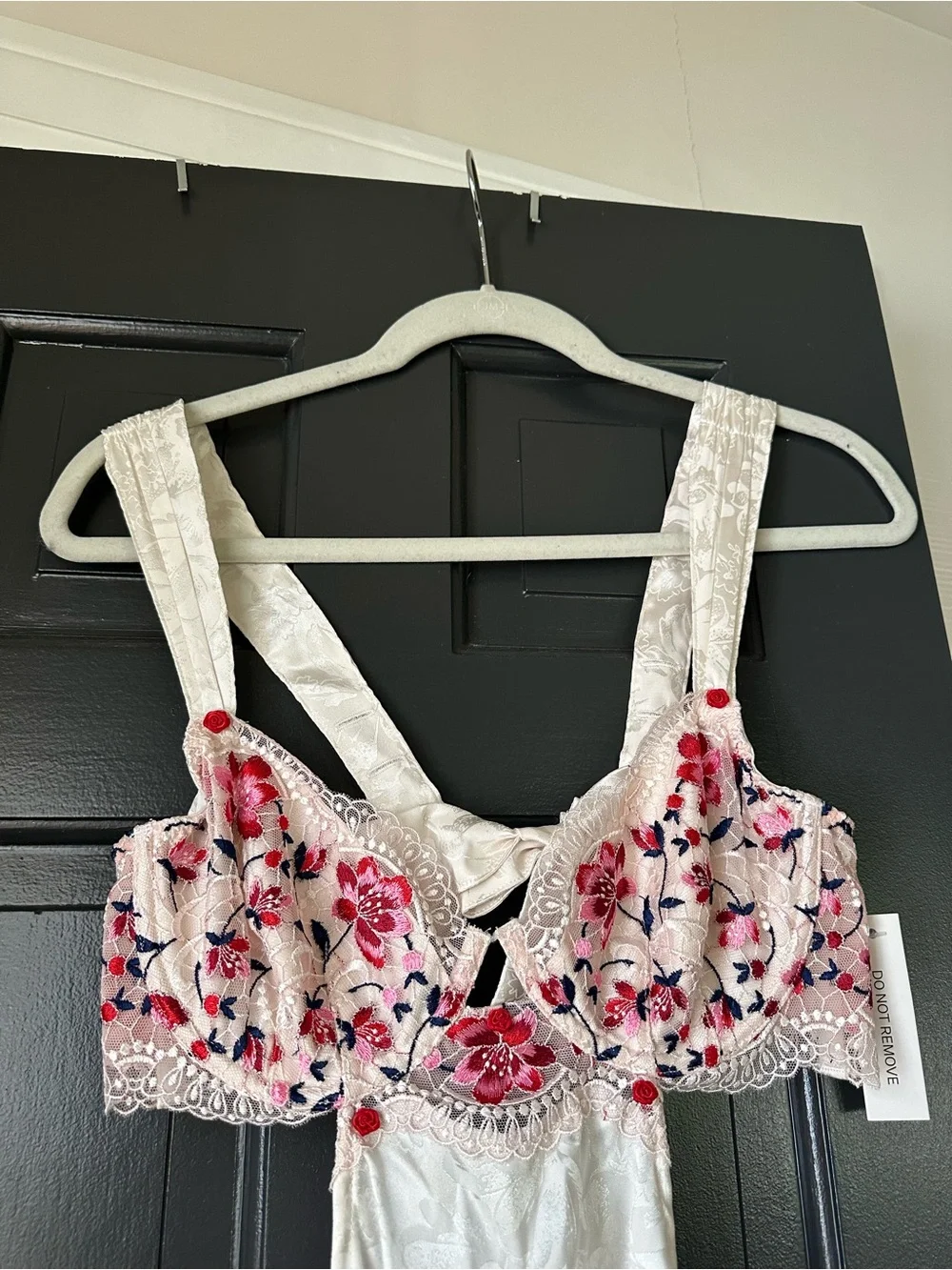 For Love & Lemons Festival Rose Slip Dress Ivory NWT Medium